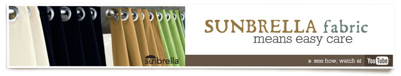 Sunbrella Fabric means easy care.