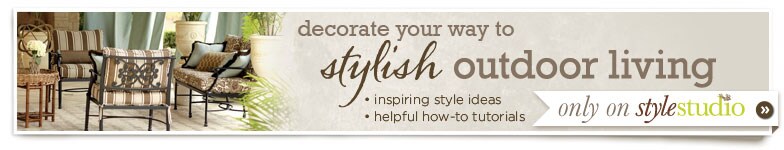 Decorate your way to stylish outdoor living