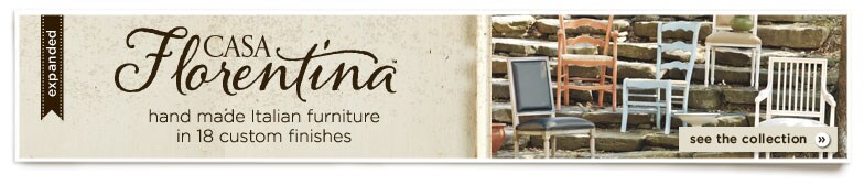 Introducing Casa Florentina: hand made Italian furniture in 15 custom finishes