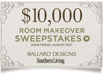 Enter for your chance to win the $10,000 Room Makeover Sweepstakes.