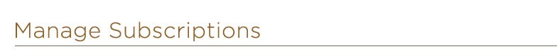 Catalog & Email Subscriptions