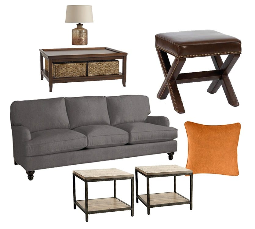 Lizzabeth's living room collage