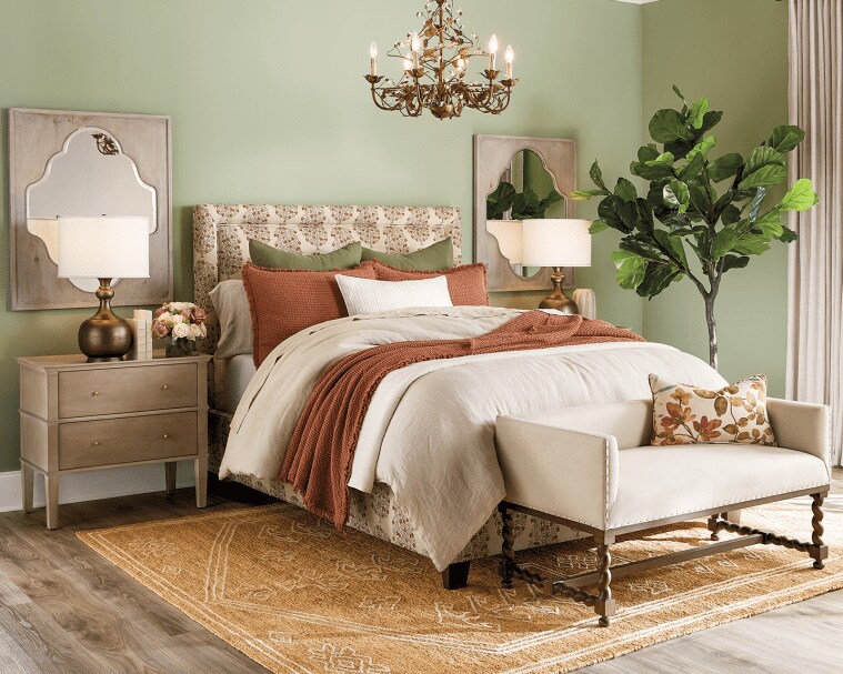 How to Mix and Match Patterned Bedding - How to Decorate