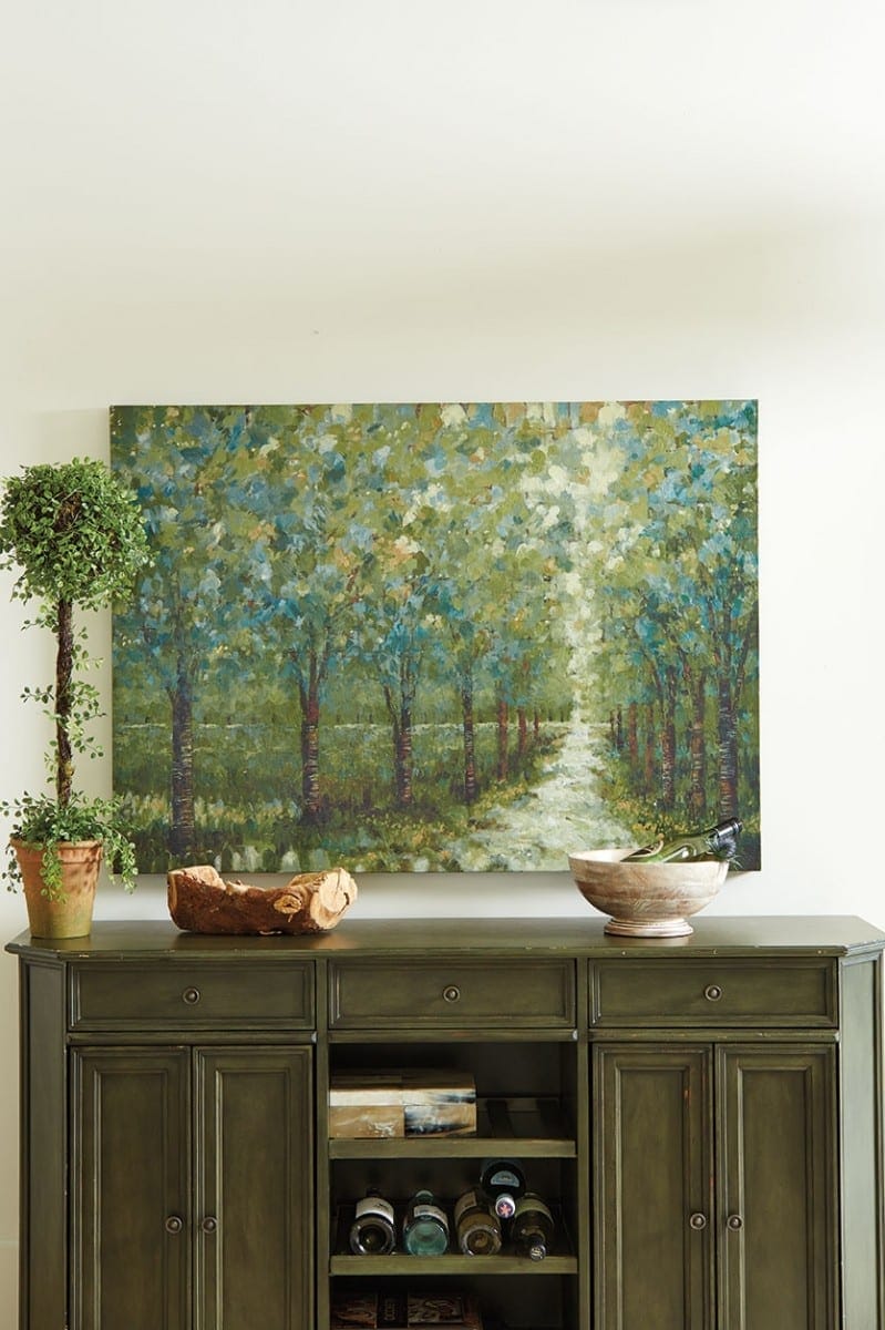 4 Ways to Hang Art Above a Console How to Decorate