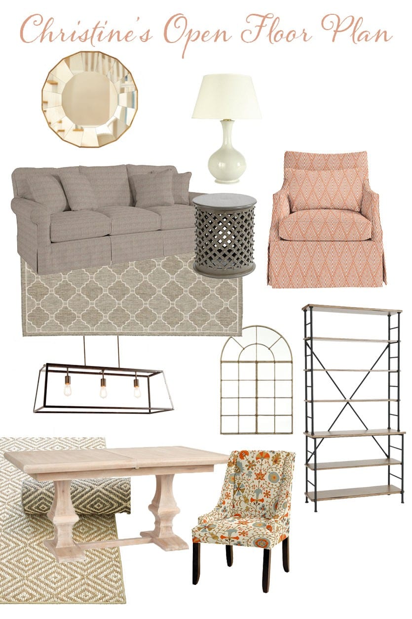 Decorating an open floor plan