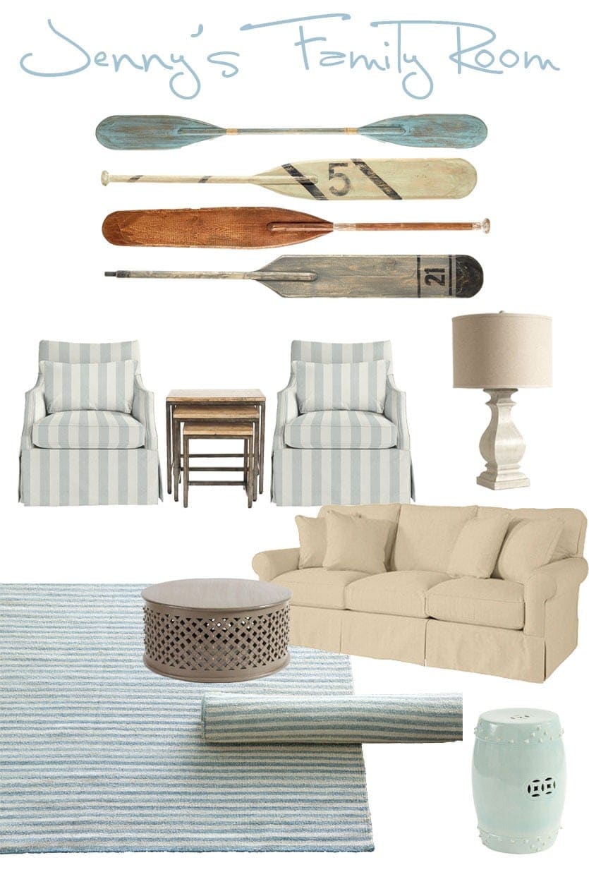 Jenny's Coastal Family Room