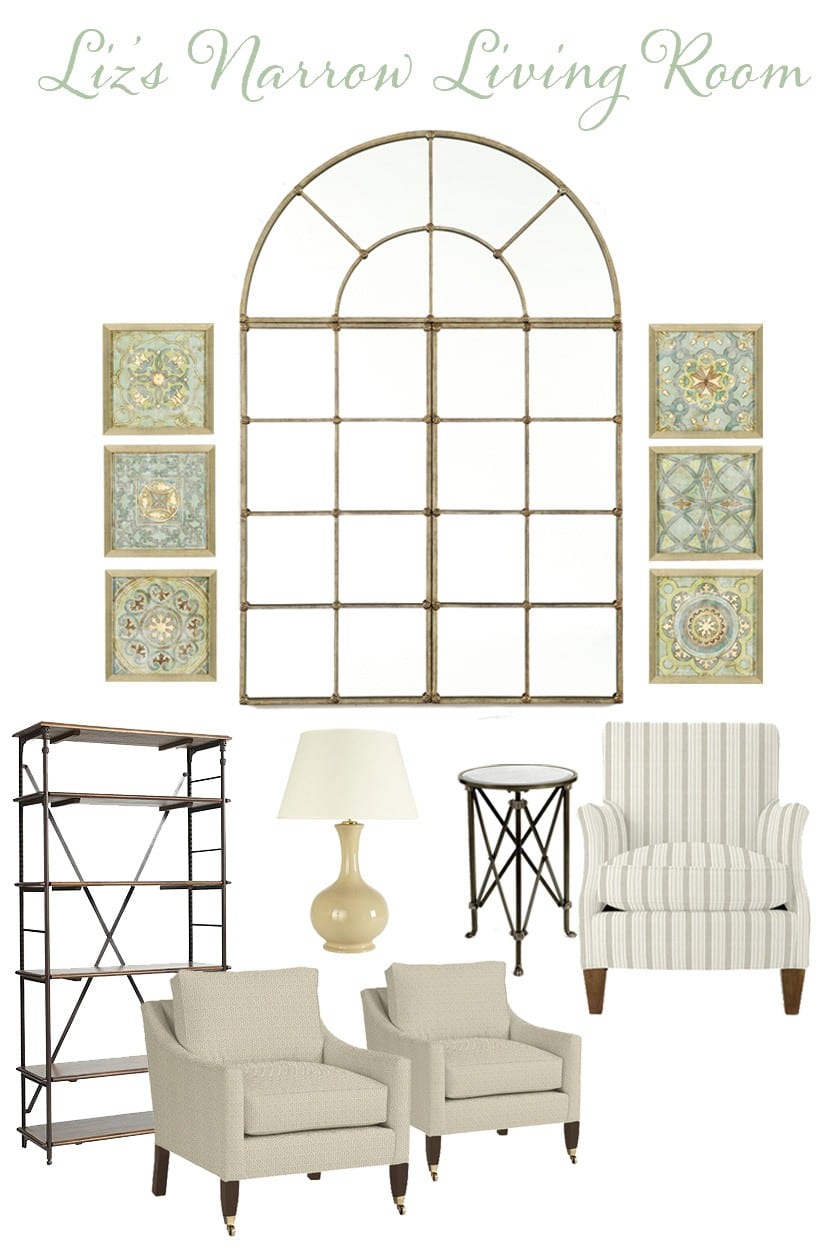 Decorating solutions for a narrow living room