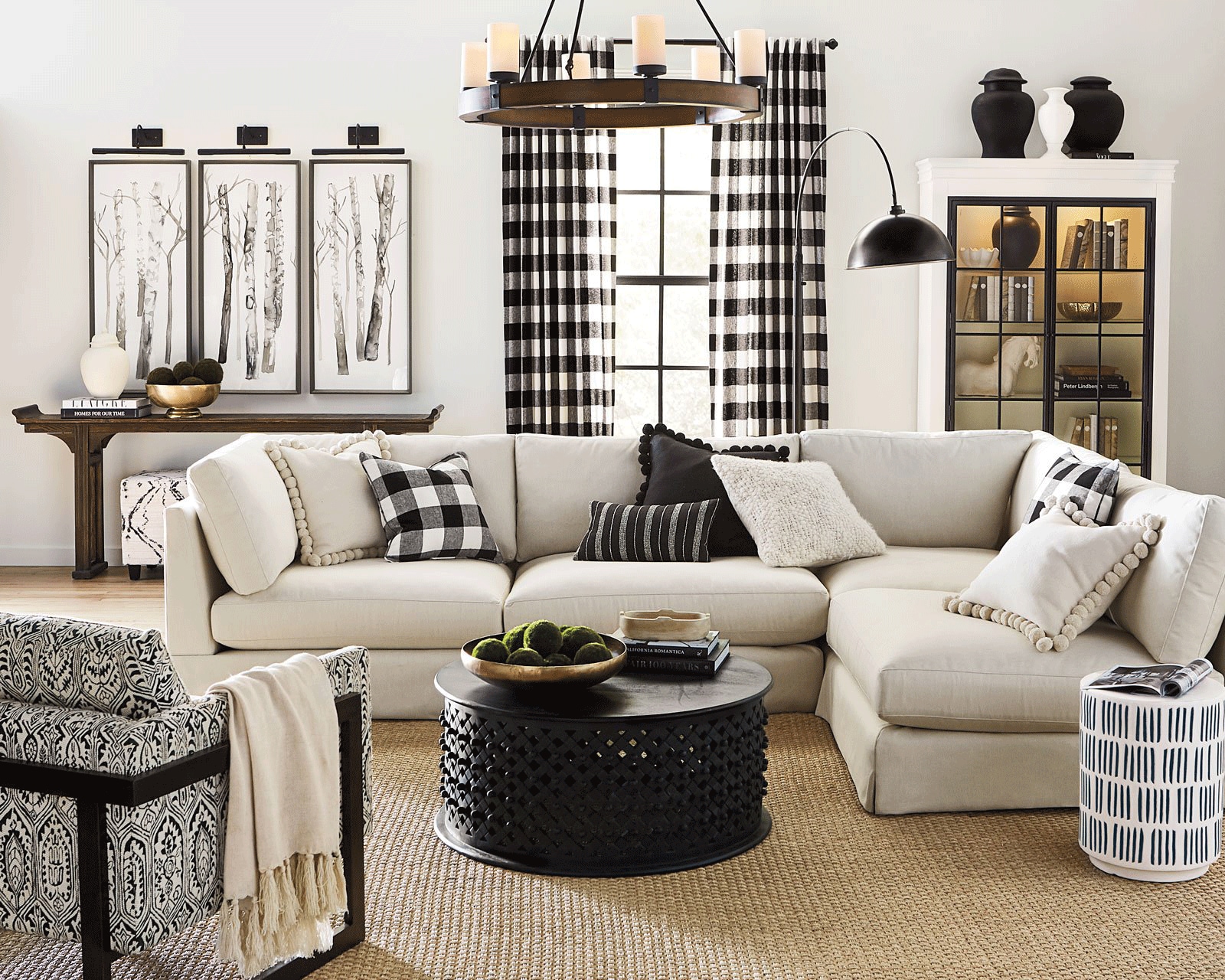 mix patterns like a pro with a monochromatic color palette