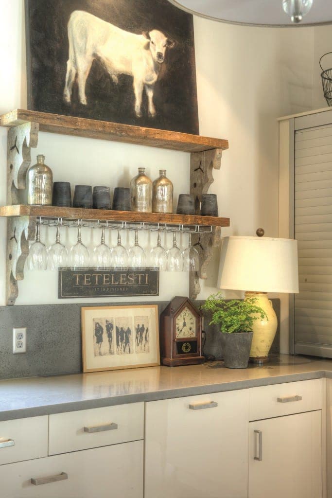 Carylon's' original Mango the Cow hangs in her kitchen; Photo: Huff Harrington