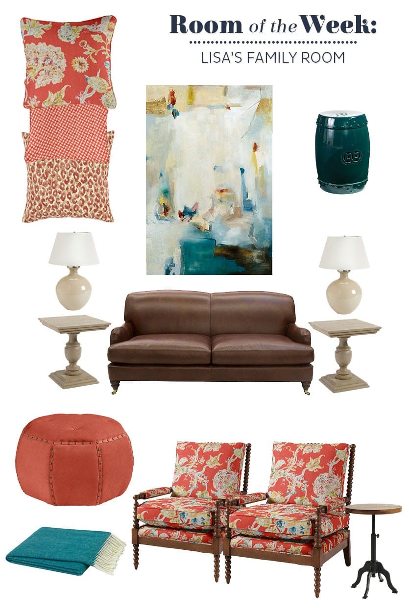 Decorating A Family Room With A Leather Sofa