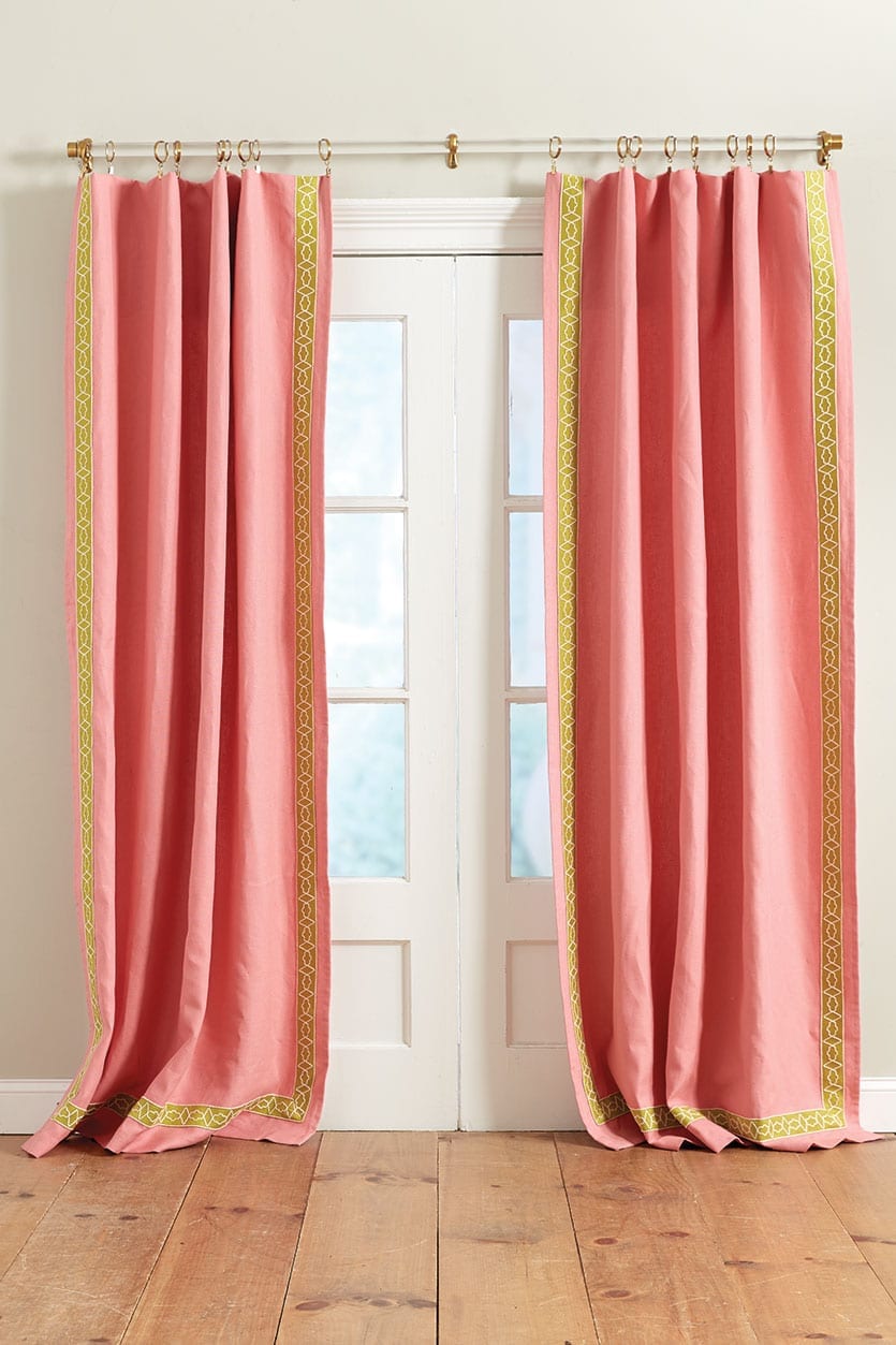 How to Add Decorative Tape Trim to Plain Curtains