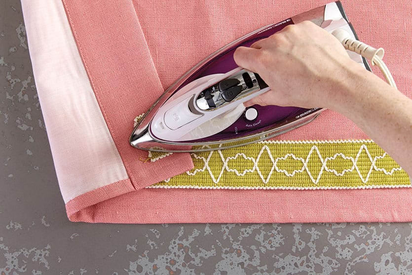 How to Add Tape Trim to Curtain Panels