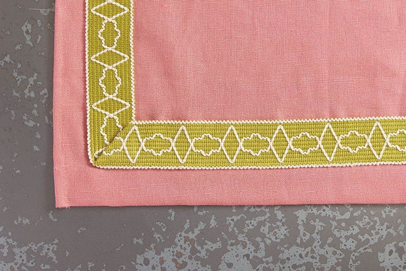 How to Add Tape Trim to Curtain Panels