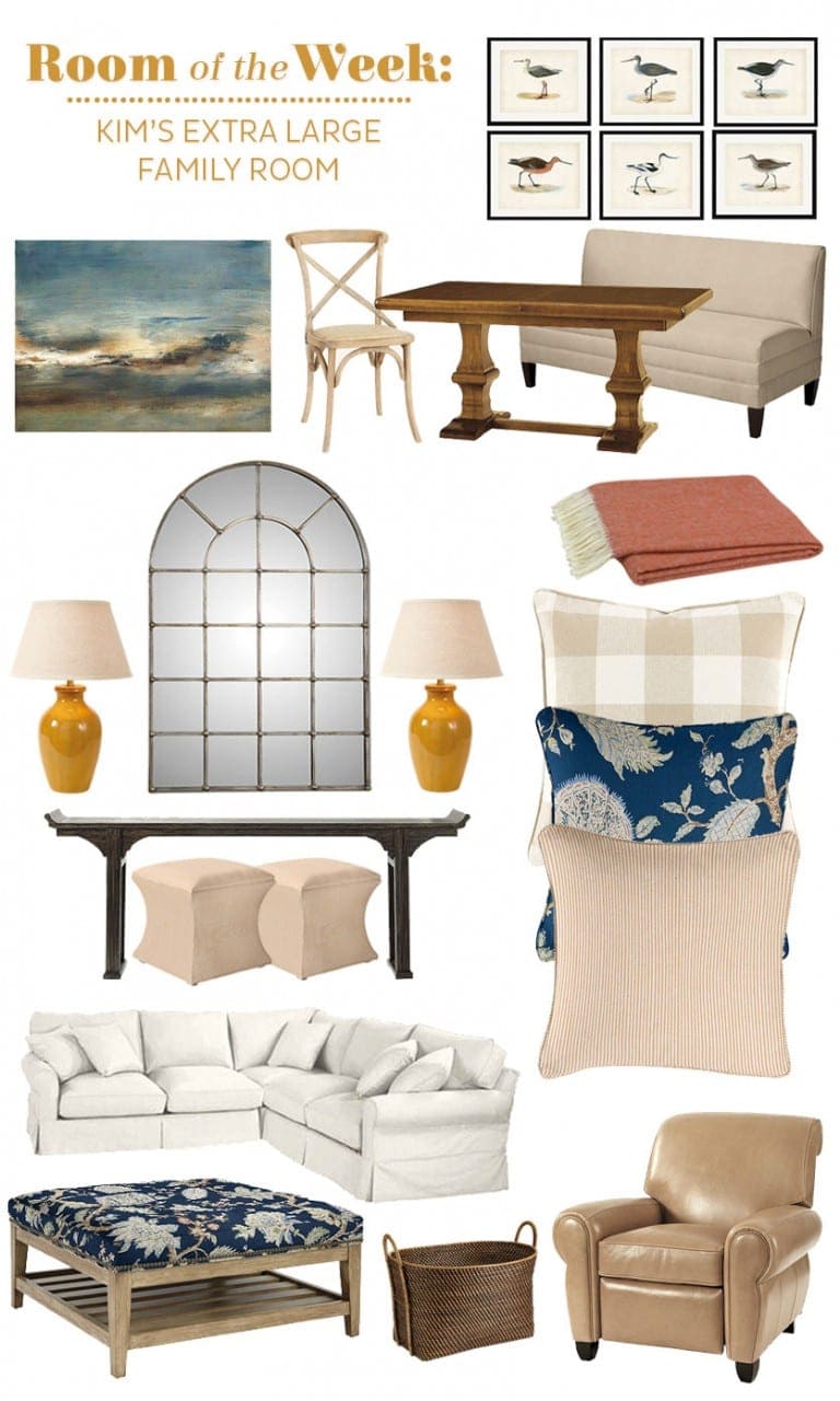Dividing a Long, Narrow Family Room