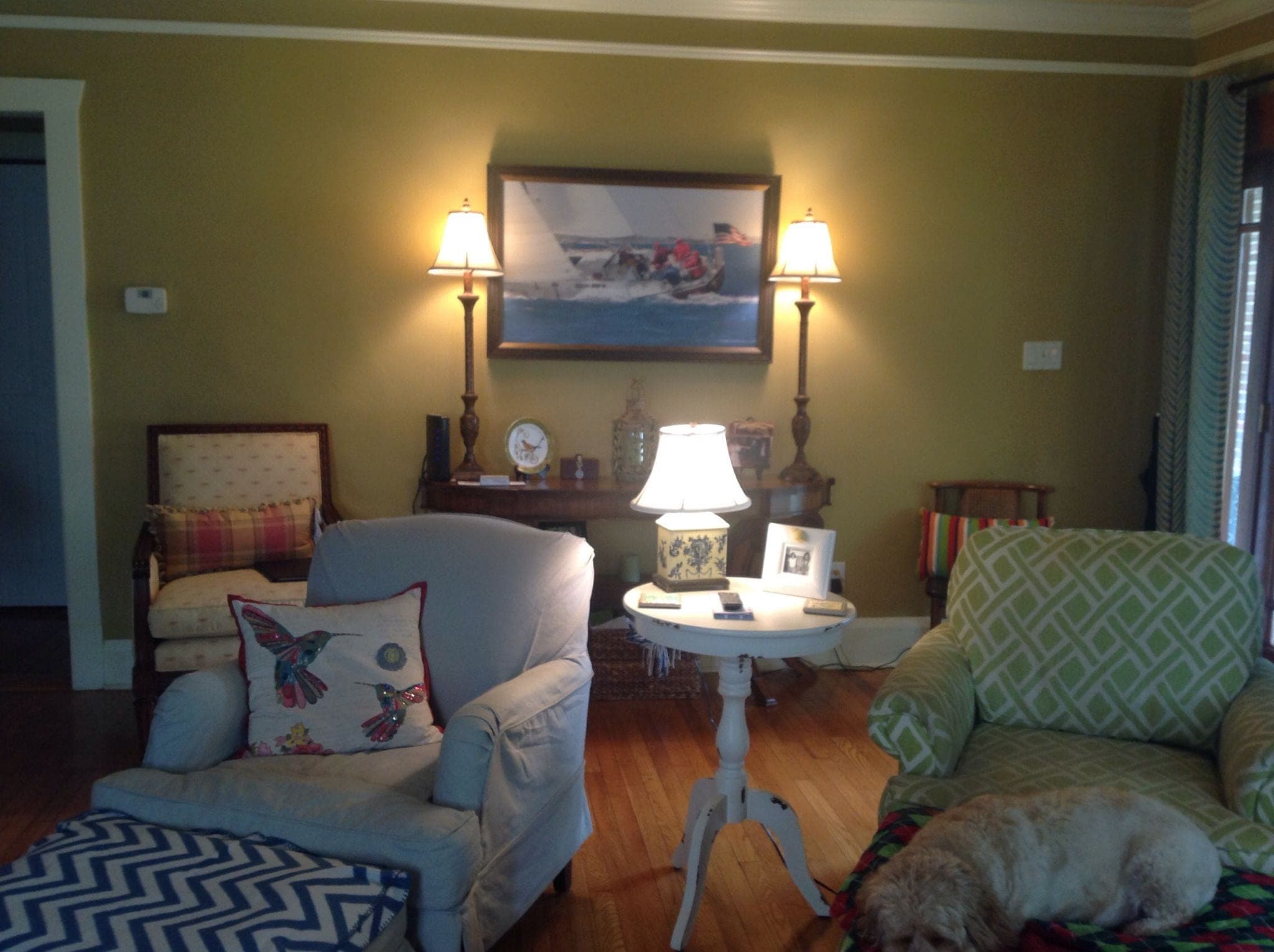 Decorating a dark cottage living room