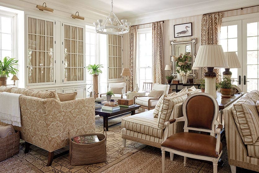 Mark Sikes' Living Room at the Southern Living Idea House