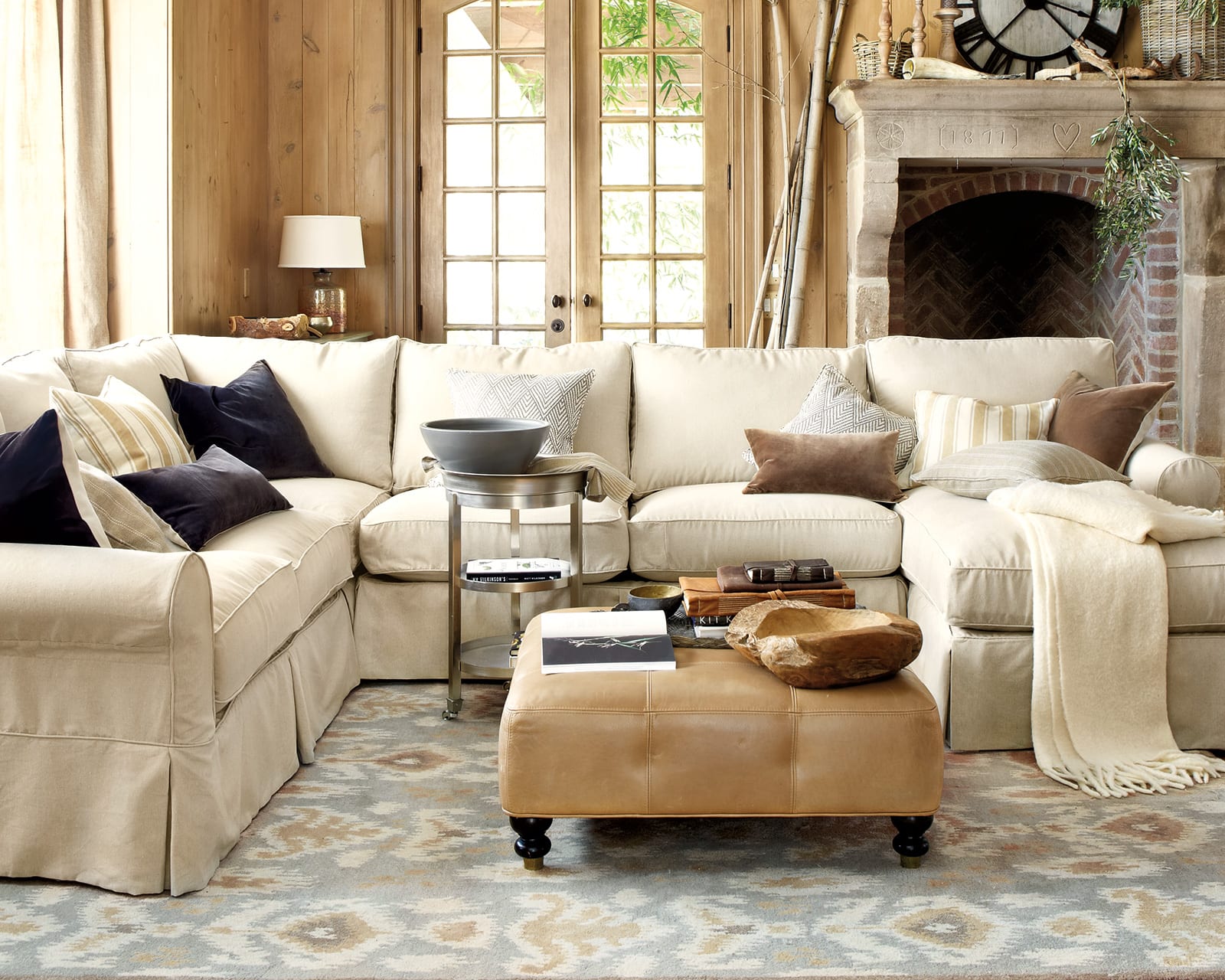 Matching a coffee table to your sectional sofa