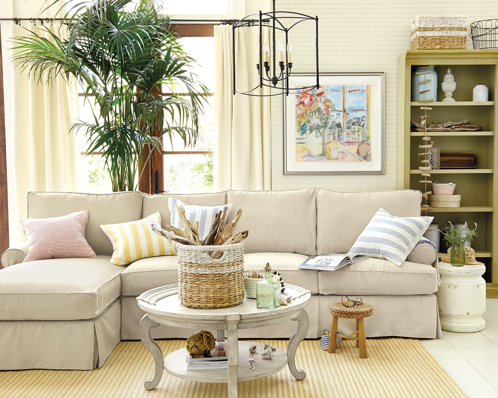 Matching a coffee table to your sectional sofa