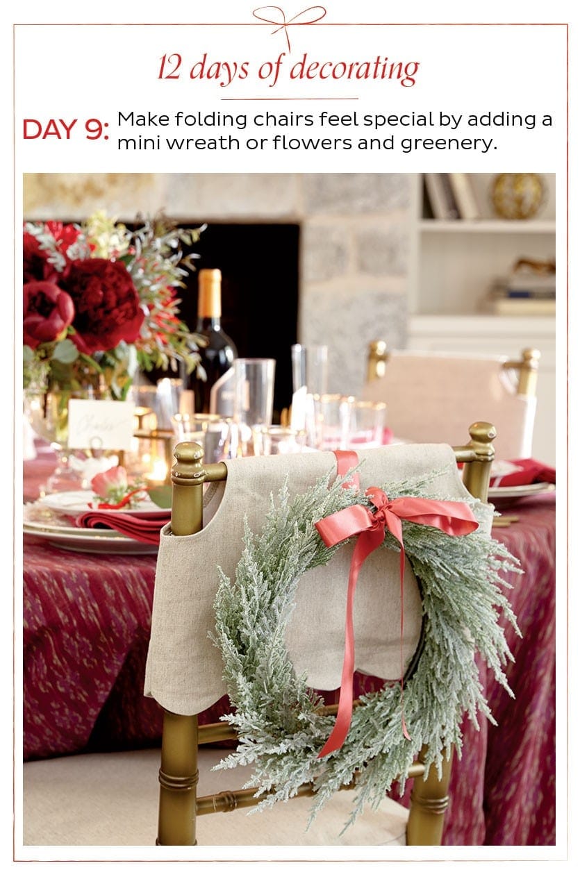 Make a Folding Chair Feel Special How To Decorate