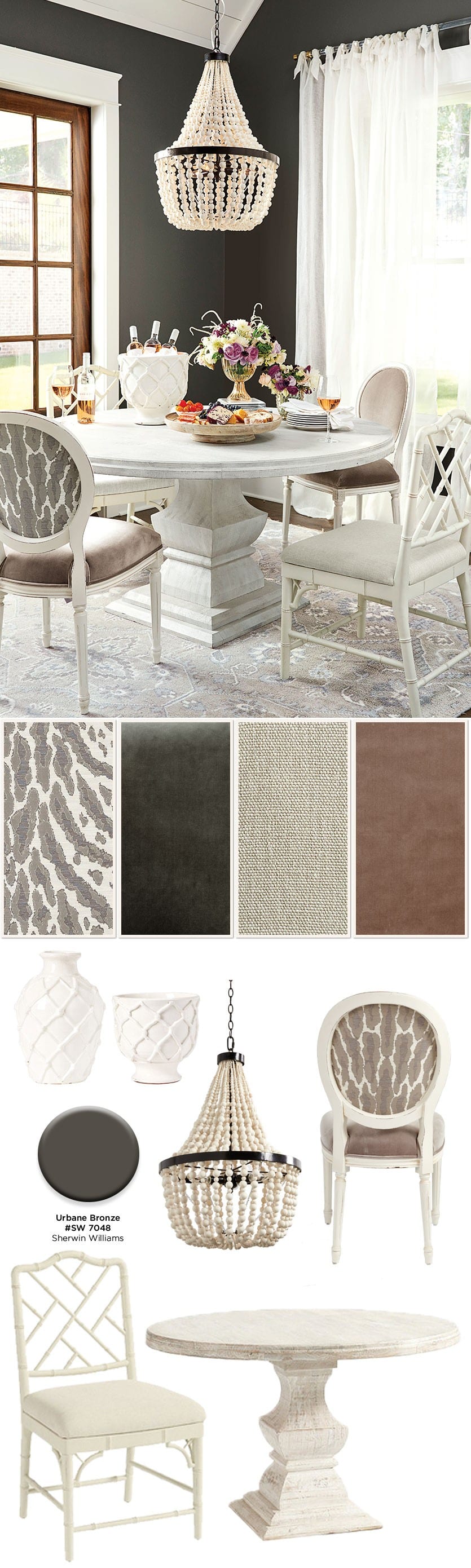 Get the Black and White Dining Room