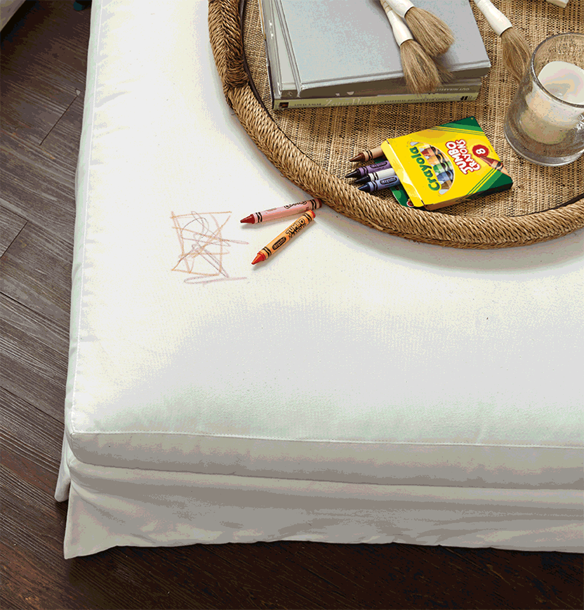 Clean crayon stains on performance fabrics | Ballard Designs