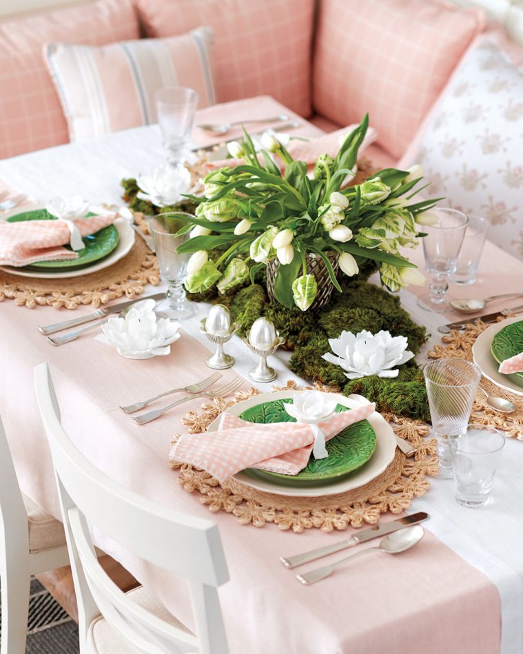 A Fresh, Spring Look for Your Easter Table - How to Decorate