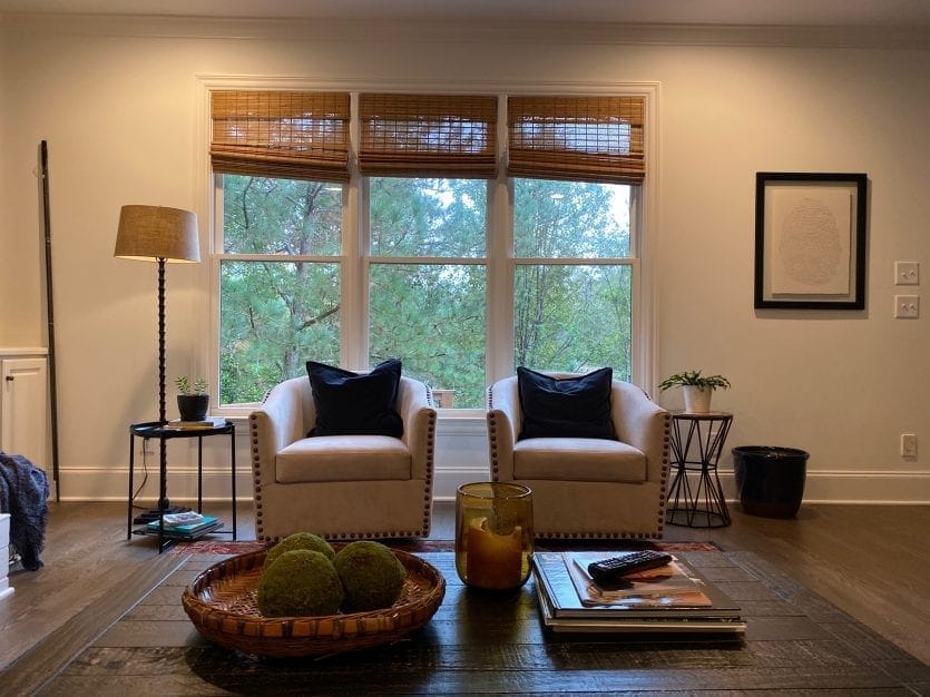 Large window in family room