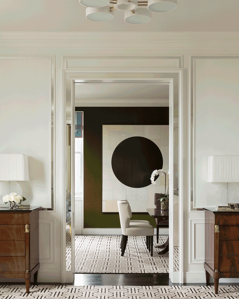 New York city apartment designed by Damien Samora of Ferguson & Shamaian