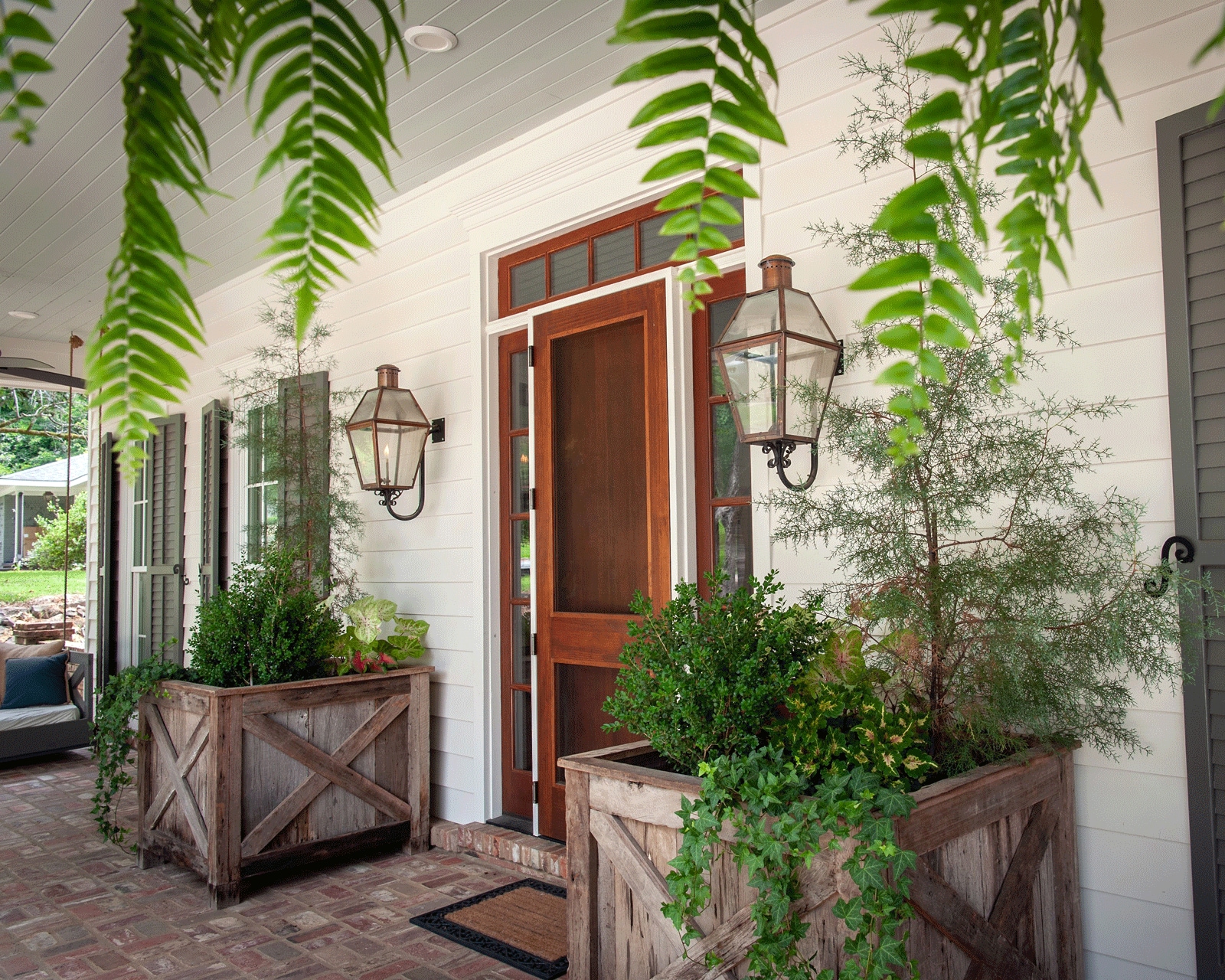Front door landscape design by Brantley Snipes