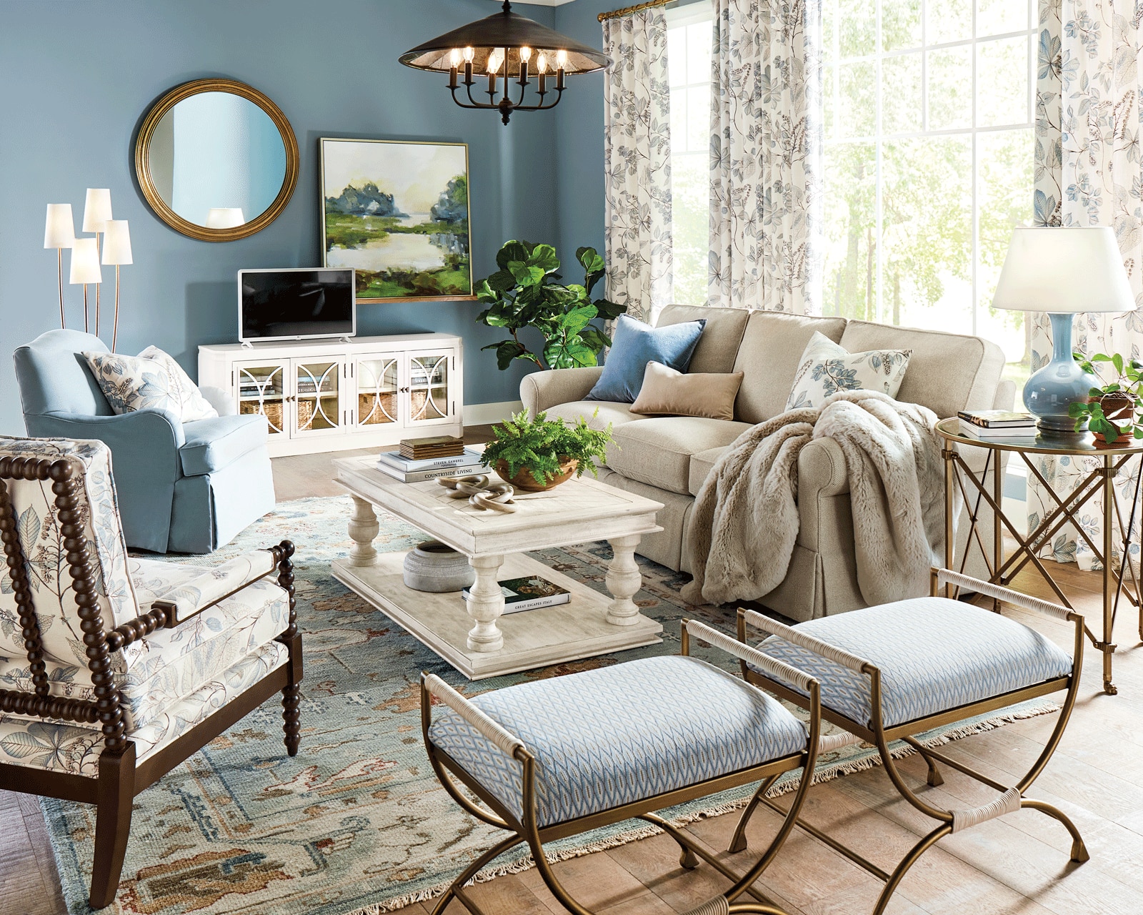 Blue Living Room Decorating Ideas | Cabinets Matttroy