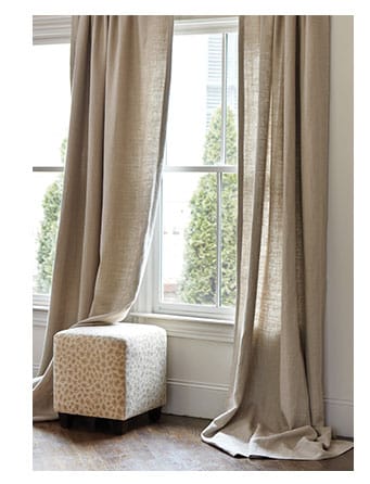 Belgian Linen Drapery Panel