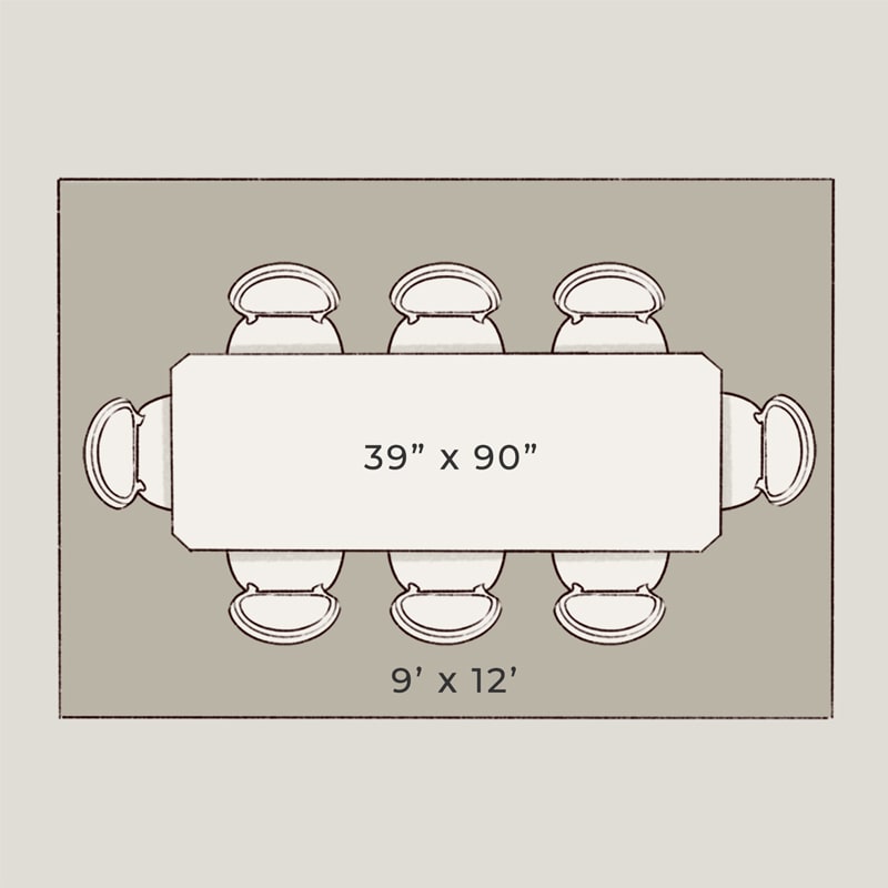 31x59 Rug Example Rug Size Guide | Ballard Designs