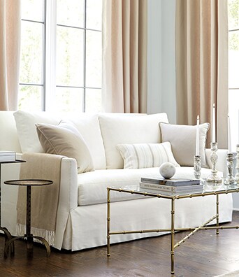 Suzanne Kasler furnishings and decor upholstery furniture image | Ballard Designs