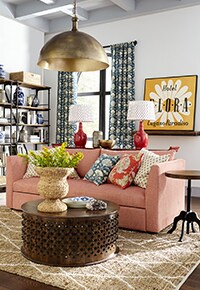 Custom home furnishings and decor upholstery furniture image | Ballard Designs