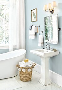 Bedding and Bath furnishings and decorations display | Ballard Designs