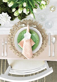 Kitchen and Entertaining Tabletop Flatware, Dinnerware, Drinkware in spring seasonal design | Ballard Designs