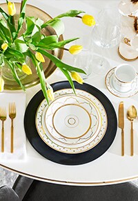 Kitchen and Entertaining Tabletop Flatware, Dinnerware, Drinkware in spring seasonal design | Ballard Designs
