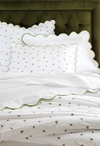 Bedding and Bath furnishings and decorations display | Ballard Designs