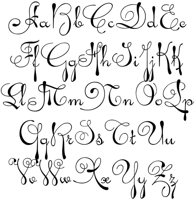 lettering designs. anda letter design in